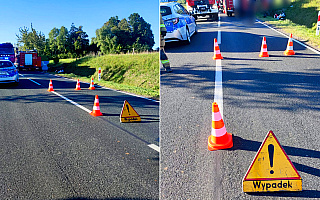 Tragiczny wypadek ma Mazurach. Nie żyje motocyklista